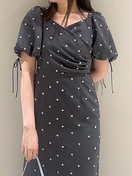 フレイアイディー ハート柄 ワンピース FRAY I.D｜ハートエンブロイダリーワンピース | Rakuten Fashion